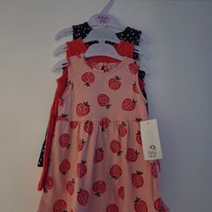 3-6m, With Tags Bundle of 3 F&F Baby Dresses