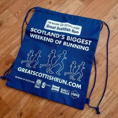 Great Scottish Run Drawstring Gym Bag