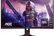 AOC Gaming C24G2AE - 24 inch FHD Curved Monitor, 165Hz, 1 ms MPRT, VA, AMD FreeSync, Speakers, Low Input Lag (1920x1080@ 165Hz, 250 cd/m, HDMI/DP/VGA)