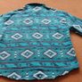 Patterned long sleeve overshirt Image 9