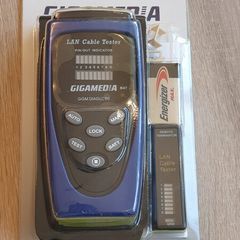 Gigamedia Continuity RJ45/RJ12 Tester With Holster NEW