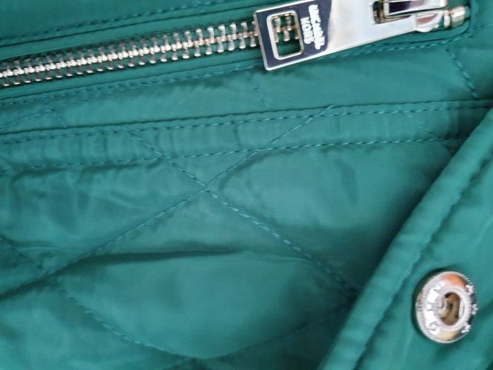 Michael Kors forest green quilted coat