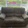 3 & 2 Seater Manual Recliner Sofa Set - Grey Image 2