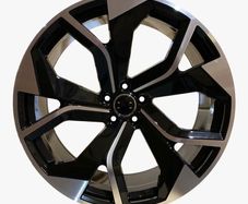20" Q8 Type Black Alloy Wheels Audi Seat Skoda Lamborghini VW 5x112