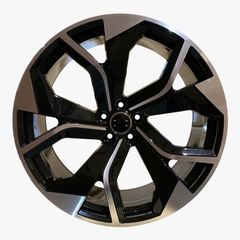 20" Q8 Type Black Alloy Wheels Audi Seat Skoda Lamborghini VW 5x112