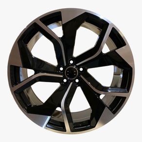 20" Q8 Type Black Alloy Wheels Audi Seat Skoda Lamborghini VW 5x112
