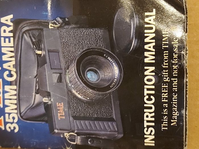 Rare vintage Time Subscription Film Camera Gift, in like new condition, with lanyard and case