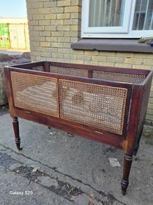 Victorian bergiere cot