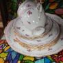 Queen Anne Pink Rose Bone China Tea Set 20 Pieces Image 5