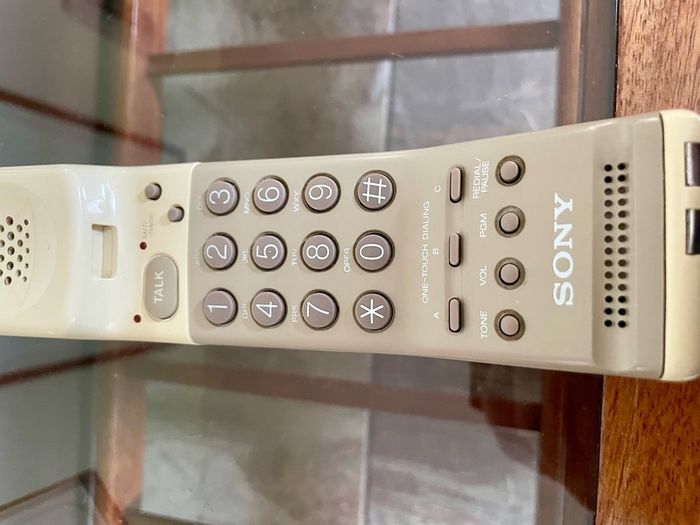 SONY SPP 50 Cordless Telephone Handset only Rare 1980s 90s