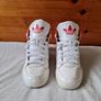 2011 adidas hardcourt hi tops Size 6 eu 40 white/red leather in excellent condition Image 2