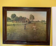 Large Oil Painting Vintage