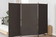 3-Panel Room Divider Anthracite 260x180 cm