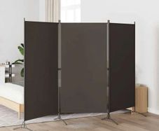 3-Panel Room Divider Anthracite 260x180 cm