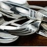 Silver Plated Cutlery Set 36 Pce Set Monogrammed Image 6