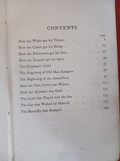 Rudyard Kipling/ Just So Stories/ Macmillans Pocket Library/ 1922
