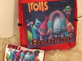 Trolls Personalized set of pencil case and school bag Birthday Gift Boys Girls with your own name on it! / back to school stationery