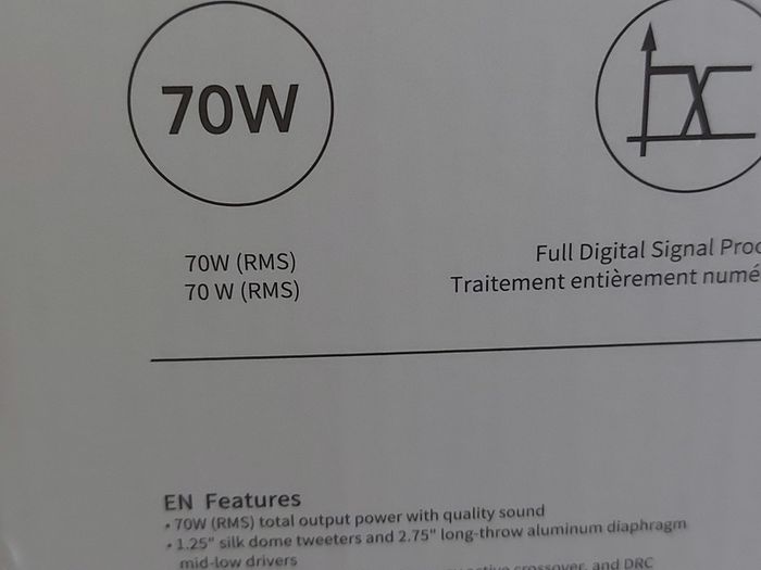 Edifier QR65 loudspeaker Black Wired & Wireless 70 W, Has issue, but is new in box, never used