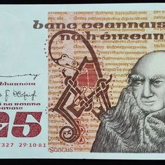 Ireland | 1981 | 5 Pounds | P.71c | Prefix - LEF | GEM UNC