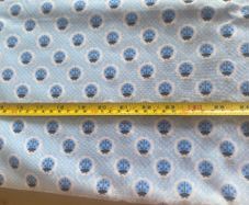 Blue Ladybird pattern fabric