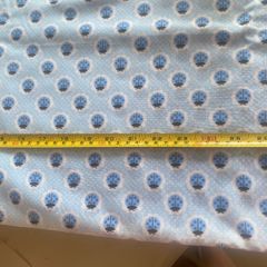 Blue Ladybird pattern fabric