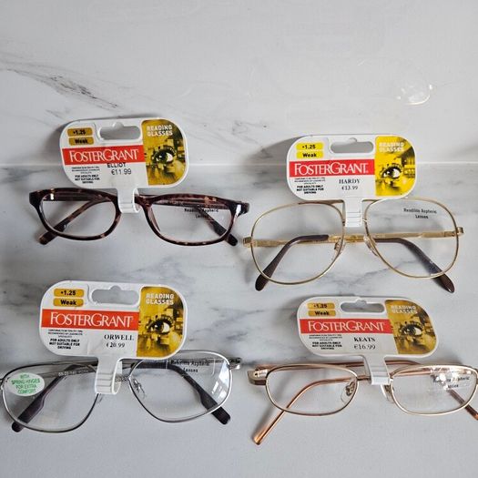 Foster Grant prescription reading glasses lenses +1.25 4 for 15 euro new