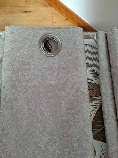 Silver Fleck Curtains