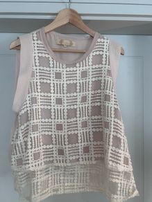 Beautiful cream lace top