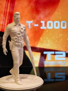 3D Printed Robert Patrick As T-1000 Figurine From Terminator 2: Judgment Day