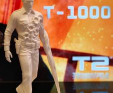 3D Printed Robert Patrick As T-1000 Figurine From Terminator 2: Judgment Day
