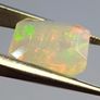 Faceted Ethiopian opal 4.1 ct Image 3