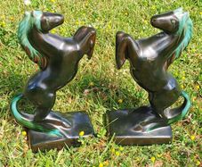 horse bookends