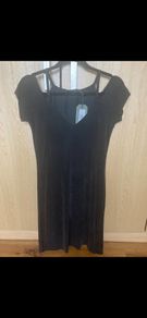 Allsaints black boast  dress size M  . Uk 10-12