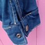 Wrangler navy jacket, short navy jacket Image 2