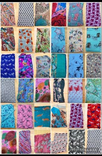 300 Ladies Scarves Summer Stock Job Lot Clearance!