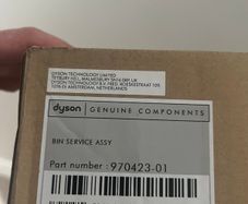 Dyson cyclone bin