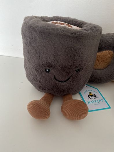 New JELLYCAT Amuseables Cup of Coffee & Amuseables Croissant