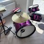 Kids Pink Drum Set Image 2