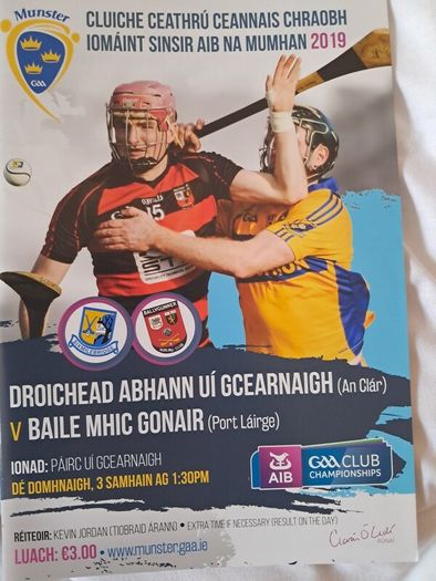 Munster Club Hurling Programmes x 8
