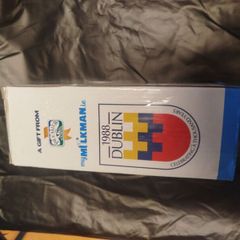 Vintage 1988 Dublin Millennium Glass Milk Bottle in Original Box - Premier Dairies