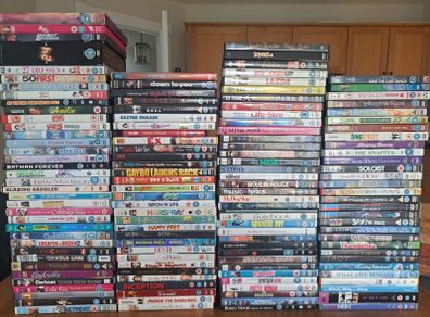 Huge Mixed DVD Collection - 130+ Titles (Films, TV & Family Favourites)