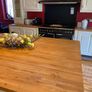 Cream Kitchen with Solid Oak Worktops + integrated Dishwasher & Fridge/Freezer + new Quartz black Sink & Mixer Tap Image 9