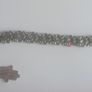 Vintage 1960s Souvenir du Maroc Hamsa Hand link bracelet red enamel Image 5