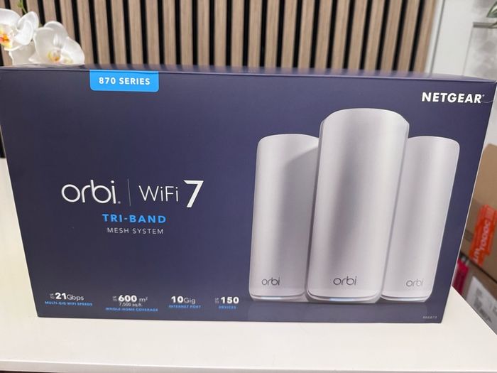 Netgear Orbi WiFi 7 Mesh 10G uplink 2.5link brand new
