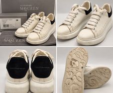 Alexander McQueen Oversized Runway Trainers WhitenBlack EU 38 Box & Dust Bag