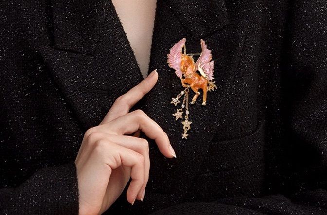 A stunningly beautiful brooch