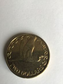 New Zealand coin 2 Dollars