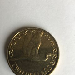 New Zealand coin 2 Dollars