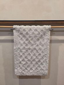 Dune 100% Cotton Bath Mat 80x50cm - Light Grey