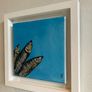 Framed Original Fish Painting Swim Art Contemporary Art Painting  Original Gift Image 4